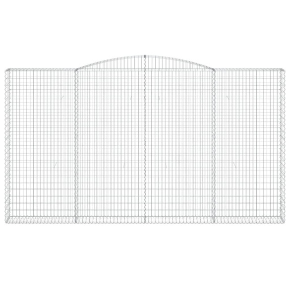 Coșuri Gabion Arcuite - 8 buc - Fier Galvanizat Rezistent