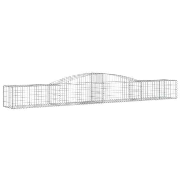 Coșuri Gabion Arcuite 5 buc - Fier Galvanizat - Livrare Gratuită