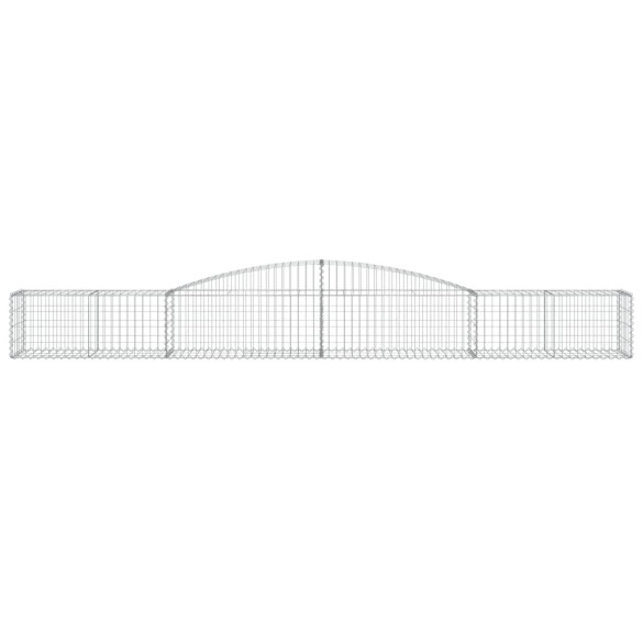 Coșuri Gabion Arcuite 5 buc - Fier Galvanizat - Livrare Gratuită