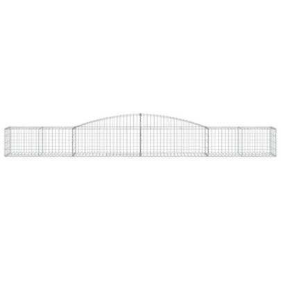 Coșuri Gabion Arcuite 5 buc - Fier Galvanizat - Livrare Gratuită