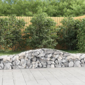 Coșuri Gabion Arcuite Fier Galvanizat | Barieră Grădină Decorativă