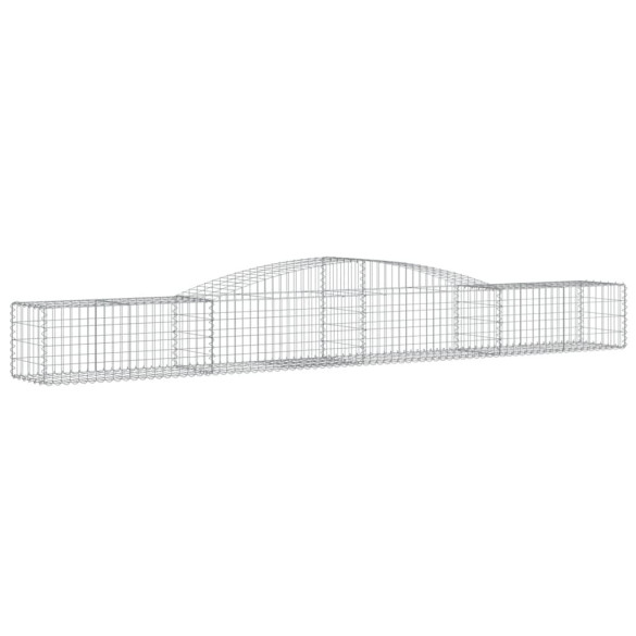 Coșuri Gabion Arcuite Fier Galvanizat | Barieră Grădină Decorativă