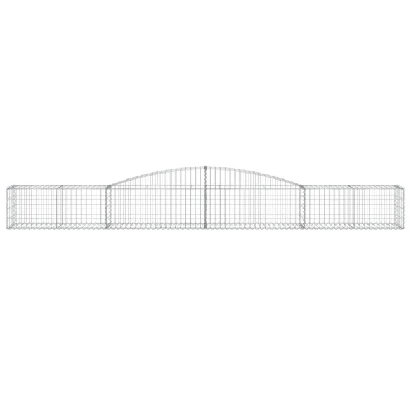 Coșuri Gabion Arcuite 10 buc - Fier Galvanizat Rezistent