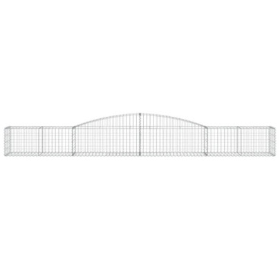 Coșuri Gabion Arcuite 10 buc - Fier Galvanizat Rezistent