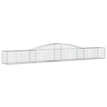 Coșuri Gabion Arcuite 20 buc - Fier Galvanizat Rezistent