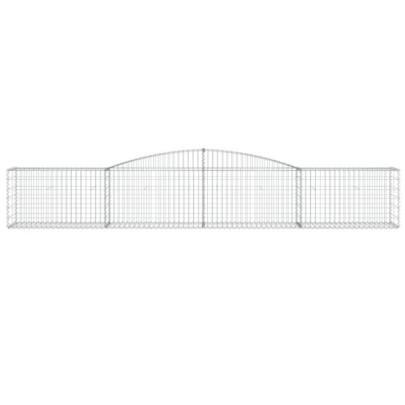 Set Coșuri Gabion Arcuite | Barieră Decorativă Grădină