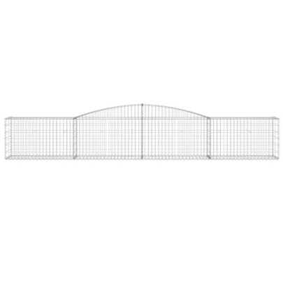 Coșuri Gabion Arcuite 20 buc - Barieră Decorativă Grădină