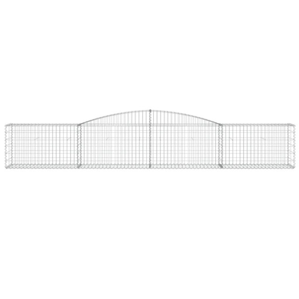 Coșuri Gabion Arcuite Fier Galvanizat - Barieră Grădină
