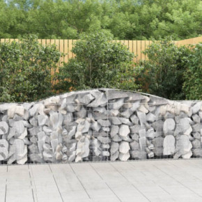 Coșuri Gabion Arcuite 5 buc - Fier Galvanizat | Livrare Gratuită