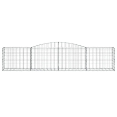 Set Coșuri Gabion Arcuite | Barieră Decorativă Grădină