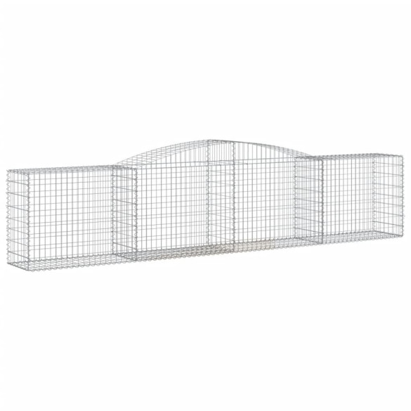 Coșuri Gabion Arcuite 8 buc - Fier Galvanizat | Livrare Gratuită