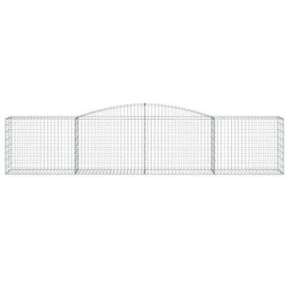 Coșuri Gabion Arcuite 8 buc - Fier Galvanizat | Livrare Gratuită