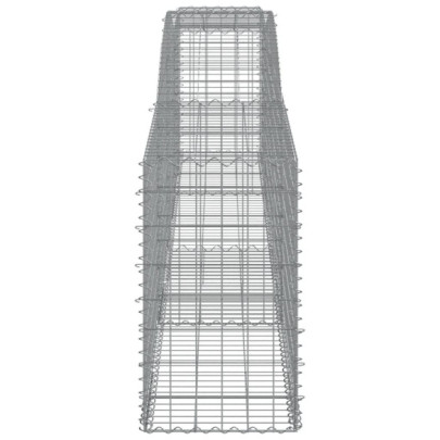 Coșuri Gabion Arcuite 8 buc - Fier Galvanizat | Livrare Gratuită