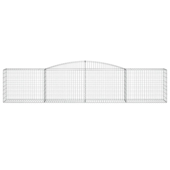 Coșuri Gabion Arcuite Fier Galvanizat - Barieră Grădină