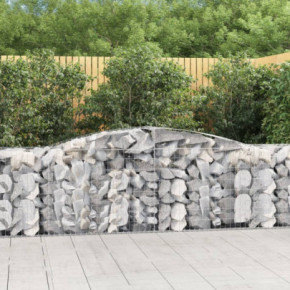 Coșuri Gabion Arcuite 10 buc - Fier Galvanizat | Livrare Gratuită
