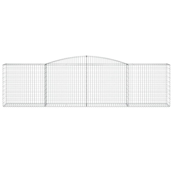 Coșuri Gabion Arcuite Fier Galvanizat - Barieră Grădină