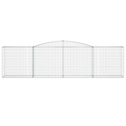 Coșuri Gabion Arcuite Fier Galvanizat - Barieră Grădină