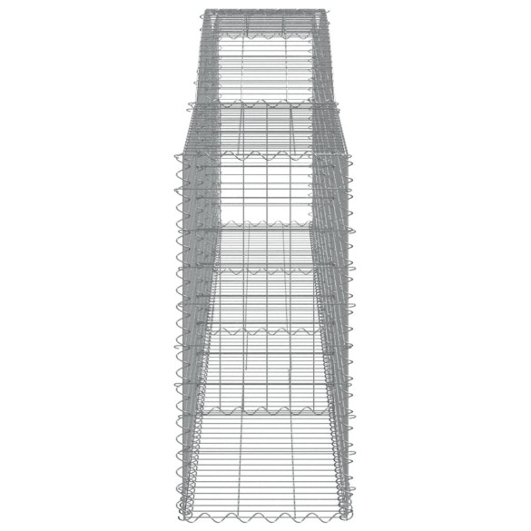 Coșuri Gabion Arcuite Fier Galvanizat - Barieră Grădină