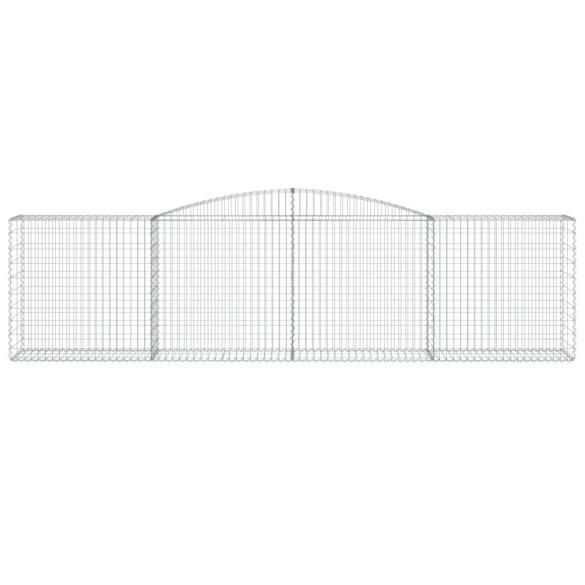 Coșuri Gabion Arcuite | Barieră Decorativă Grădină | Fier Galvanizat