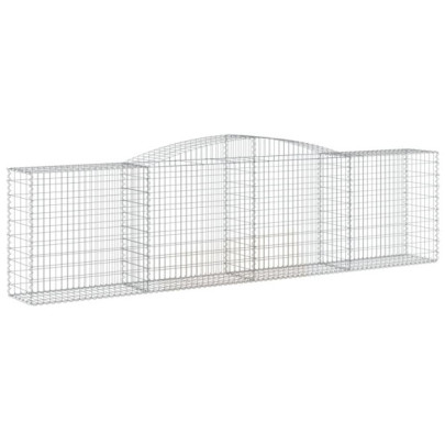 Coșuri Gabion Arcuite 25 buc - Barieră Decorativă Grădină