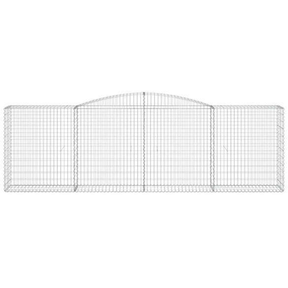 Coșuri Gabion Arcuite 3 buc - Fier Galvanizat | Livrare Gratuită