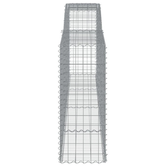 Coșuri Gabion Arcuite 3 buc - Fier Galvanizat | Livrare Gratuită
