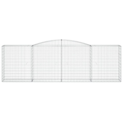 Coșuri Gabion Arcuite 5 buc - Fier Galvanizat | Livrare Gratuită