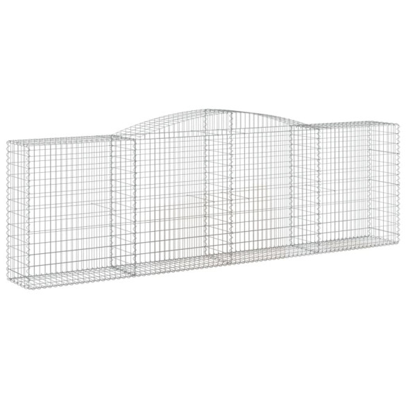 Coșuri Gabion Arcuite | Barieră Decorativă Grădină | Fier Galvanizat