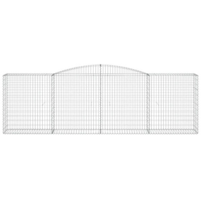 Coșuri Gabion Arcuite 9 buc - Fier Galvanizat | Livrare Gratuită