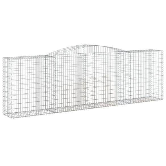 Coșuri Gabion Arcuite 15 buc - Fier Galvanizat | Livrare Gratuită