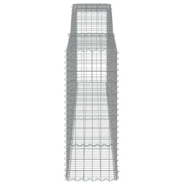 Coșuri Gabion Arcuite 15 buc - Fier Galvanizat | Livrare Gratuită
