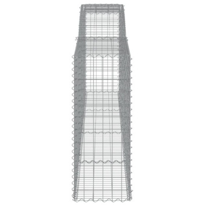 Coșuri Gabion Arcuite 15 buc - Fier Galvanizat | Livrare Gratuită