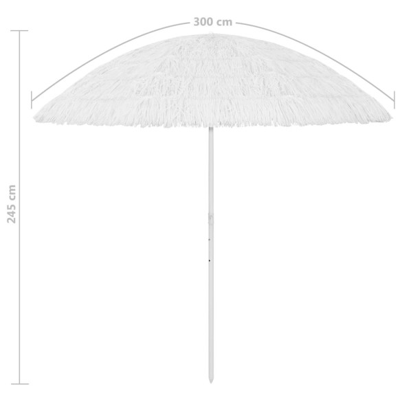 Umbrelă de Plajă Hawaii 300 cm - Protectie UV | Livrare Gratuită