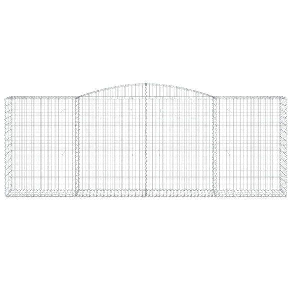 Coșuri Gabion Arcuite 6 buc - Fier Galvanizat | Livrare Gratuită