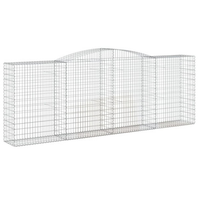 Coșuri Gabion Arcuite 10 buc - Fier Galvanizat | Livrare Gratuită