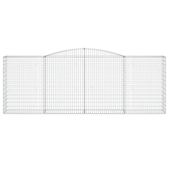 Coșuri Gabion Arcuite 10 buc - Fier Galvanizat | Livrare Gratuită