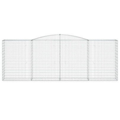 Coșuri Gabion Arcuite 10 buc - Fier Galvanizat | Livrare Gratuită