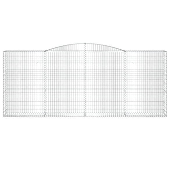 Coșuri Gabion Arcuite 400x50x160/180 cm - Fier Galvanizat