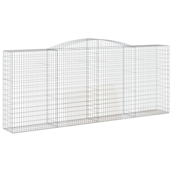 Coșuri Gabion Arcuite | Barieră Decorativă Grădină | Fier Galvanizat