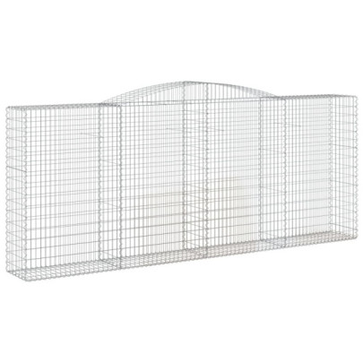 Coșuri Gabion Arcuite | Barieră Decorativă Grădină | Fier Galvanizat