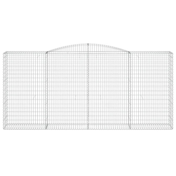 Coșuri Gabion Arcuite Fier Galvanizat - Barieră Decorativă Grădină