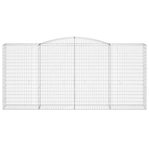 Coșuri Gabion Arcuite 3 buc - Fier Galvanizat | Livrare Gratuită