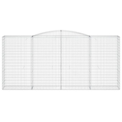 Coșuri Gabion Arcuite 3 buc - Fier Galvanizat | Livrare Gratuită