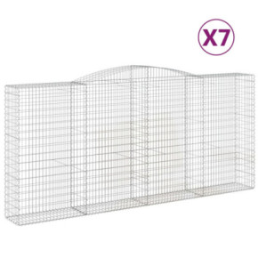 Coșuri Gabion Arcuite | Barieră Decorativă Grădină | Fier Galvanizat 2