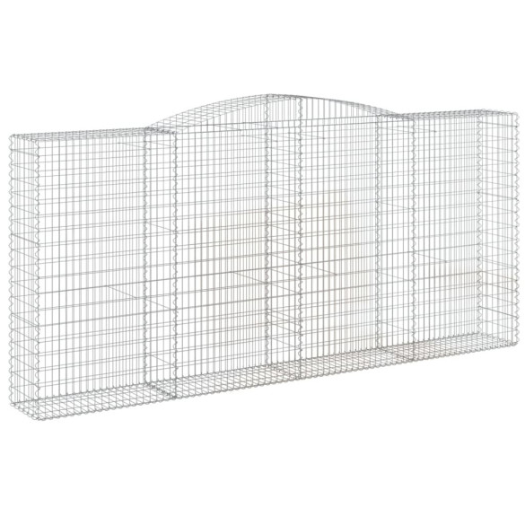 Set Coșuri Gabion Arcuit | Barieră Decorativă Grădină