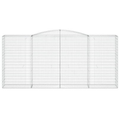 Set Coșuri Gabion Arcuit | Barieră Decorativă Grădină