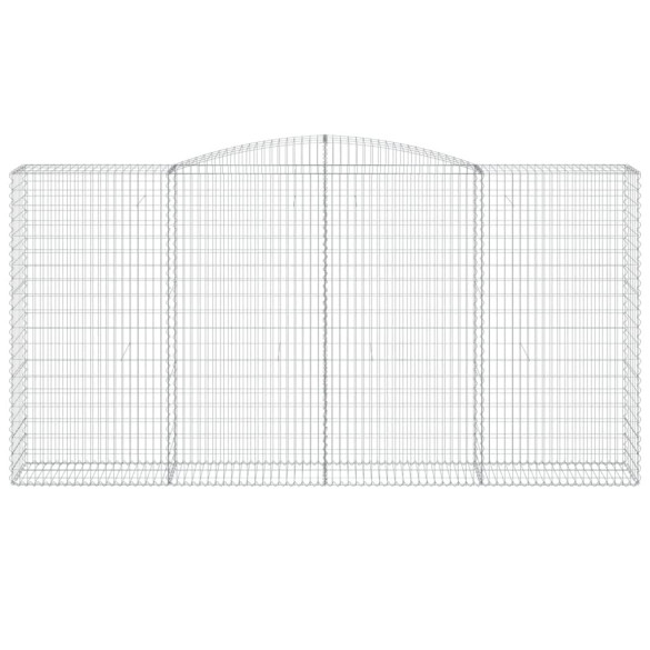 Coșuri Gabion Arcuit 400x50x200/220 cm - Fier Galvanizat