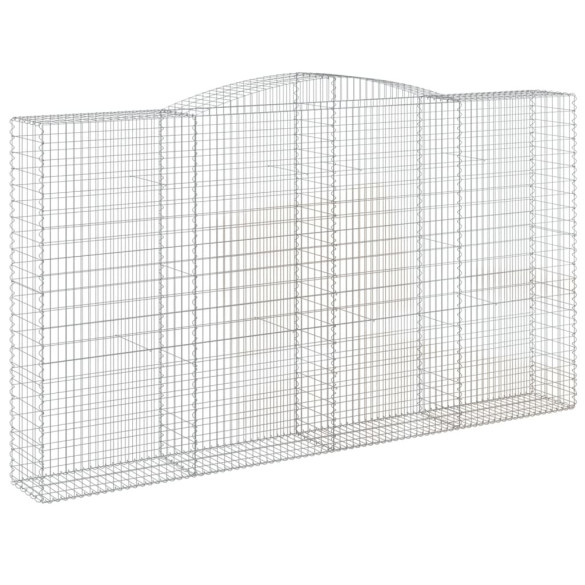 Coșuri Gabion Arcuite - Barieră Decorativă Grădină - Fier Galvanizat