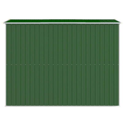 Șopron Grădină Verde - Oțel Zincat | Depozitare Exterior