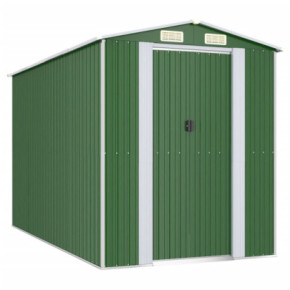 Șopron Grădină Verde - Oțel Zincat - Depozitare Exterior 2